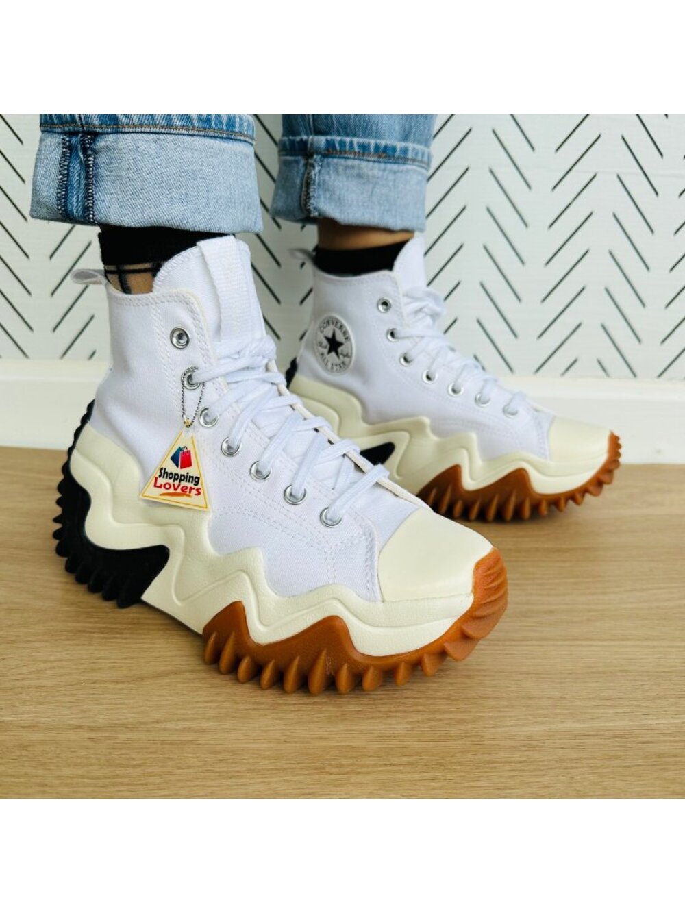 ⭐Rare Converse Run Star Motion CX Platform Sz 7 Men Shoes White Sneaker 171546C⭐
